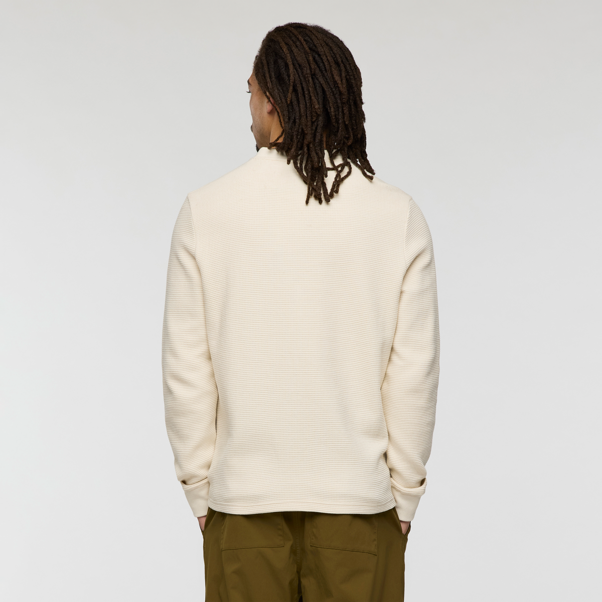 Atajo Long-Sleeve Waffle Henley - Men's - Image 4